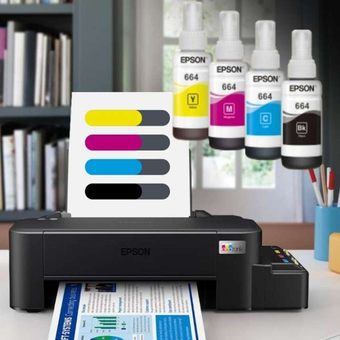 Impressora Epson Ecotank L121 - Tanque De Tinta Colorida, Cabo Usb, Bivolt Impressora Epson Ecotank L121 - Tanque De Tinta Colorida, Cabo Usb, Bivolt