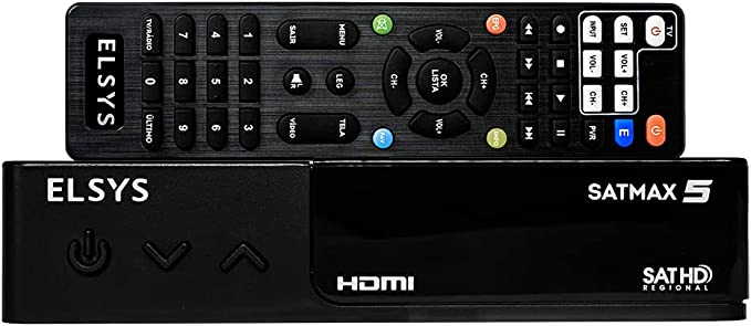 receptor-de-tv-via-satelite-sat-hd-satmax-5-elsys-preto-5-etrs70 - Imagem
