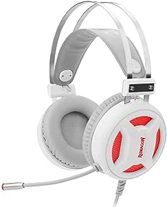 redragon-fone-de-ouvido-com-microfone-gamer-minos-branco-h210w-ajustavel - Imagem
