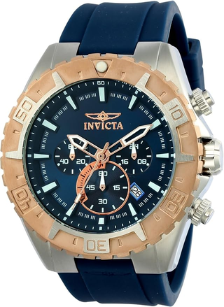 relogio-masculino-invicta-aviator-22523-pulseira-de-silicone-azul - Imagem