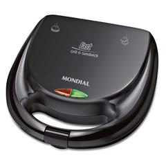Mondial Sanduicheira Fast Grill & Sandwich, Preto, 750w, 110v - S-12