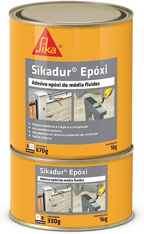 sika-adesivo-estrutural-sikadur-epoxi-cinza-colagem-de-concreto-diversas-superficies-facil-aplicacao-pote-de-1kg - Imagem