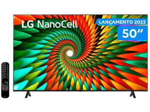 smart-tv-50-4k-ultra-hd-led-lg-nanocell-50nano77-lancamento-2023-wi-fi-bluetooth-alexa-3-hdmi-2-usb - Imagem