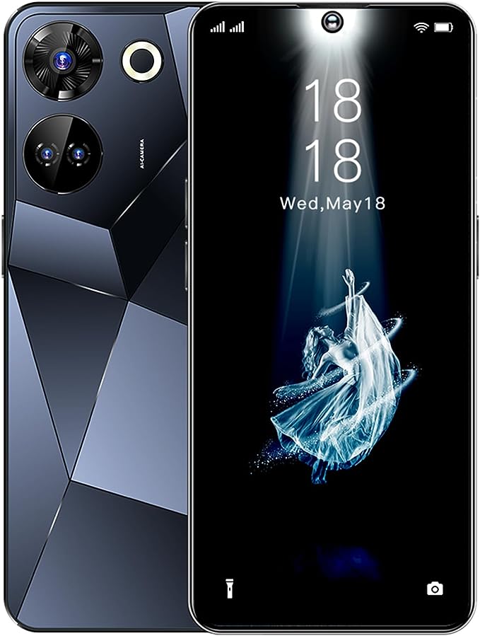 smartphone-c20-pro-128gb-4gb-ram-octa-core-dual-sim-camera-108mp-selfie-50mp-suporte-otg-tela-de-73-5g-android-130-preto - Imagem