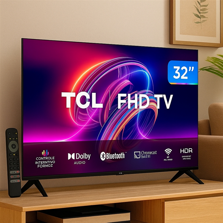 Smart Tv 32” Full Hd Led Tcl 32s5400a Android - Wi-fi Bluetooth Google Assistente 2 Hdmi 1 Usb Smart Tv 32” Full Hd Led Tcl 32s5400a Android - Wi-fi Bluetooth Google Assistente 2 Hdmi 1 Usb