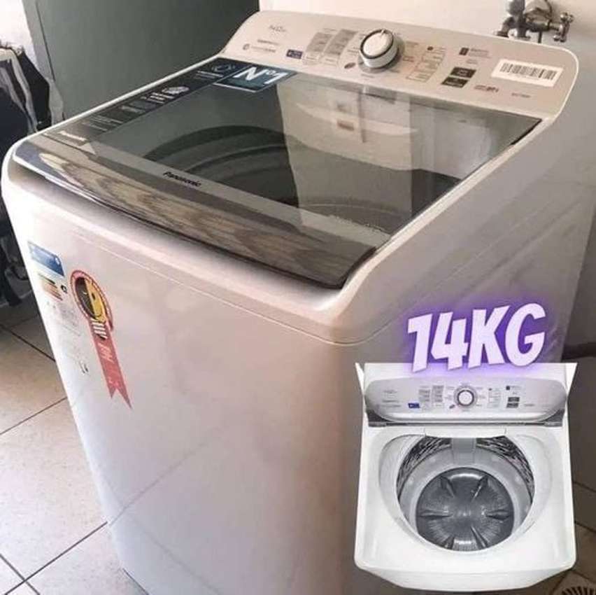 Máquina de Lavar NA-F140B1W 14KG Com Sistema Ciclone Cor Branco Panasonic 127V Máquina de Lavar NA-F140B1W 14KG Com Sistema Ciclone Cor Branco Panasonic 127V