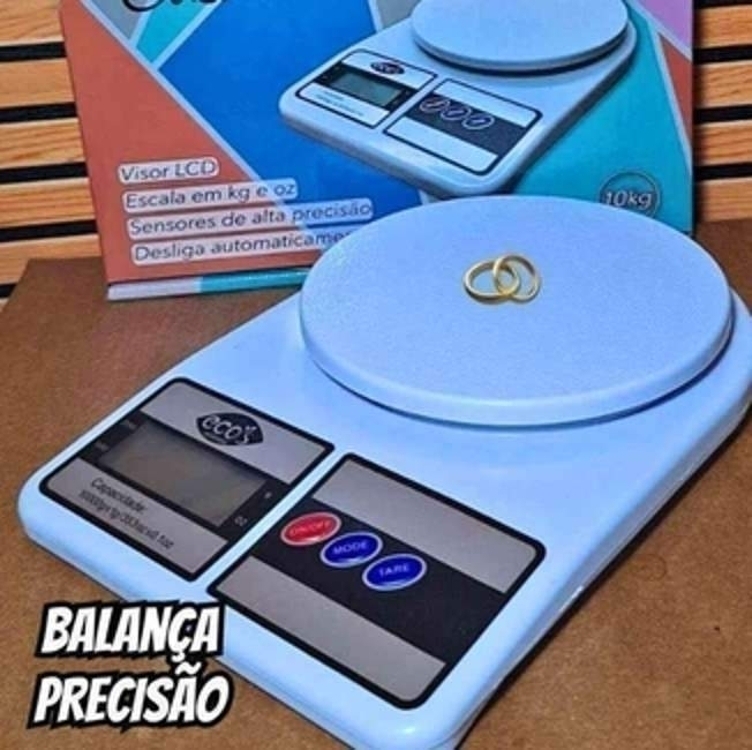 Balança Digital De Precisão Cozinha 10kg Nutrição E Dieta - Wellmix Balança Digital De Precisão Cozinha 10kg Nutrição E Dieta - Wellmix