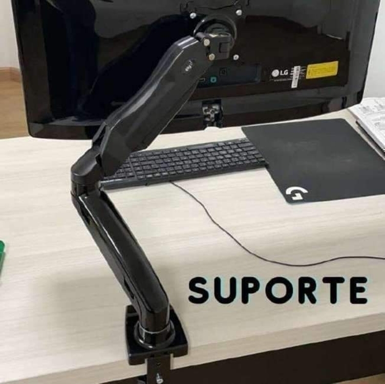 Suporte Para Monitor E Tv Mesa Articulado A Gás Pistão De 17 A 30 Polegadas Suporte Para Monitor E Tv Mesa Articulado A Gás Pistão De 17 A 30 Polegadas