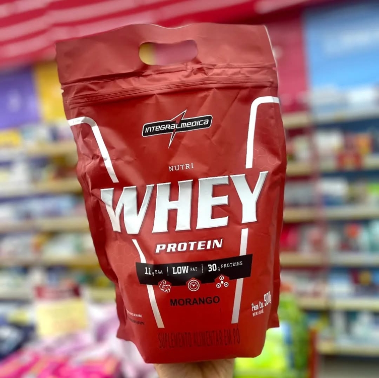 Nutri Whey Protein Pouch Chocolate 900g Integralmédica Nutri Whey Protein Pouch Chocolate 900g Integralmédica