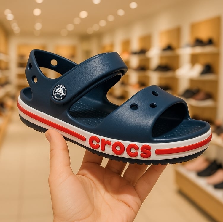 Sandália Crocs Bayaband Sandal Kids Navy/pepper Sandália Crocs Bayaband Sandal Kids Navy/pepper