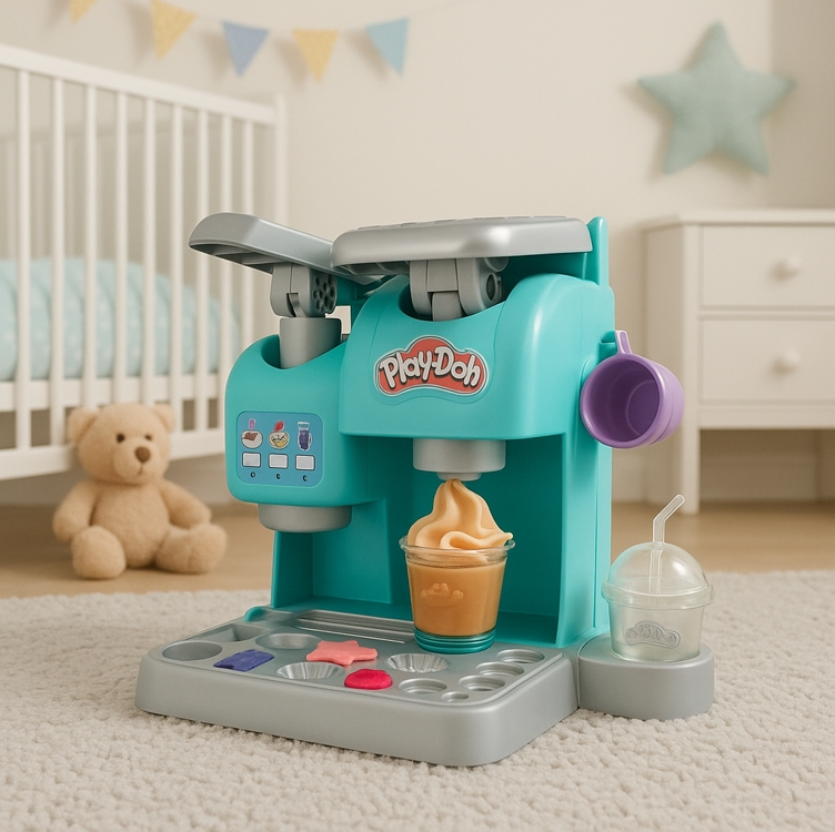 Play-Doh Cafeteria Colorida - Brincar de Cafeteria - Kit com 5 Cores de Massa de Modelar e Acessórios, para Crianças acima de 3 anos, Presentes Criativos para Meninos e Meninas Play-Doh Cafeteria Colorida - Brincar de Cafeteria - Kit com 5 Cores de Massa de Modelar e Acessórios, para Crianças acima de 3 anos, Presentes Criativos para Meninos e Meninas