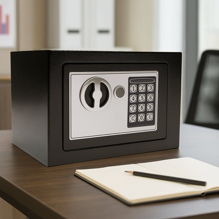 Cofre Digital de Parede com Senha - Nell AM17E Cofre Digital de Parede com Senha - Nell AM17E