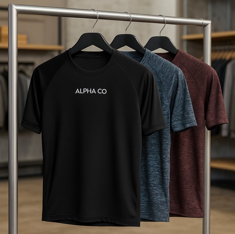 Kit 3 Camisetas Dry Alpha Co Masculina Kit 3 Camisetas Dry Alpha Co Masculina