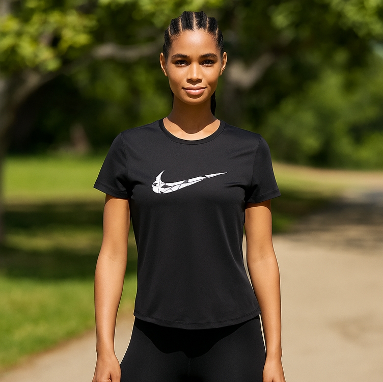 Camiseta Nike One Swoosh Feminino Camiseta Nike One Swoosh Feminino