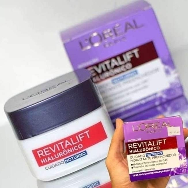 Creme Hidratante Facial Revitalift Hialurônico Noturno 49g L'Oréal Paris Creme Hidratante Facial Revitalift Hialurônico Noturno 49g L'Oréal Paris