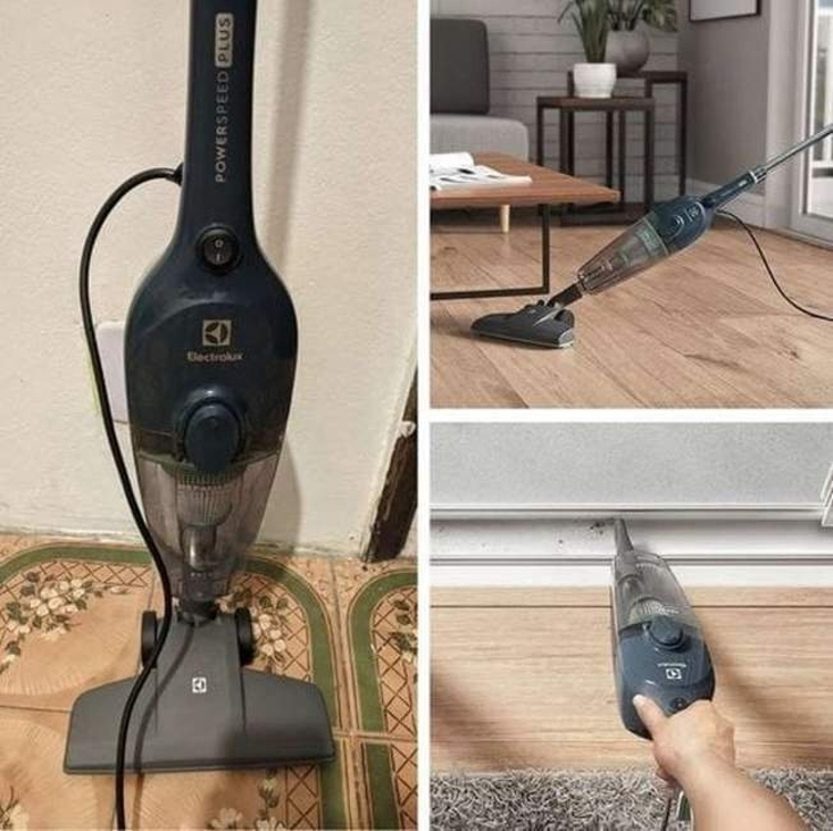 Aspirador de Pó Portátil e Vertical Electrolux - 1000W Power Speed STK12 Preto Aspirador de Pó Portátil e Vertical Electrolux - 1000W Power Speed STK12 Preto