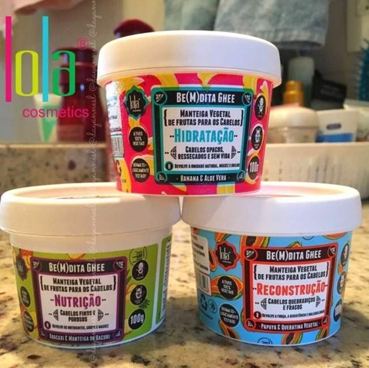 Lola Cosmetics Be(m)dita Ghee Kit 100g - Hidratação + Nutrição + Reconstrução Lola Cosmetics Be(m)dita Ghee Kit 100g - Hidratação + Nutrição + Reconstrução