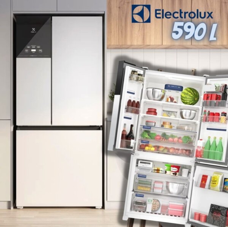 Geladeira inverter frost free Electrolux IM8 branca com freezer 590L 220V Geladeira inverter frost free Electrolux IM8 branca com freezer 590L 220V
