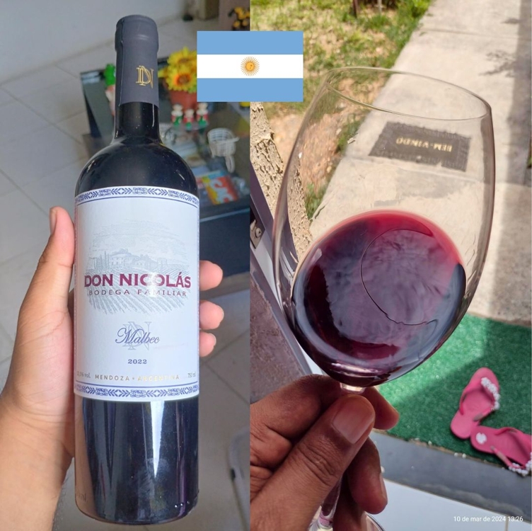 Don Nicolás Vinho Tinto Argentino Malbec 750Ml Don Nicolás Vinho Tinto Argentino Malbec 750Ml