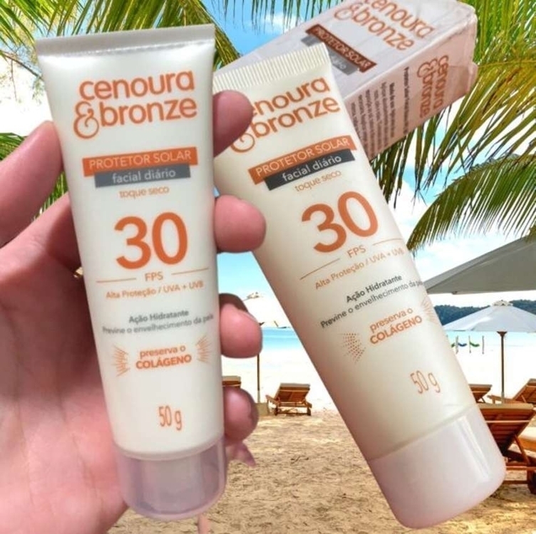 Cenoura e Bronze Protetor Solar Facial Cenoura & Bronze Fps 30 50G Cenoura e Bronze Protetor Solar Facial Cenoura & Bronze Fps 30 50G