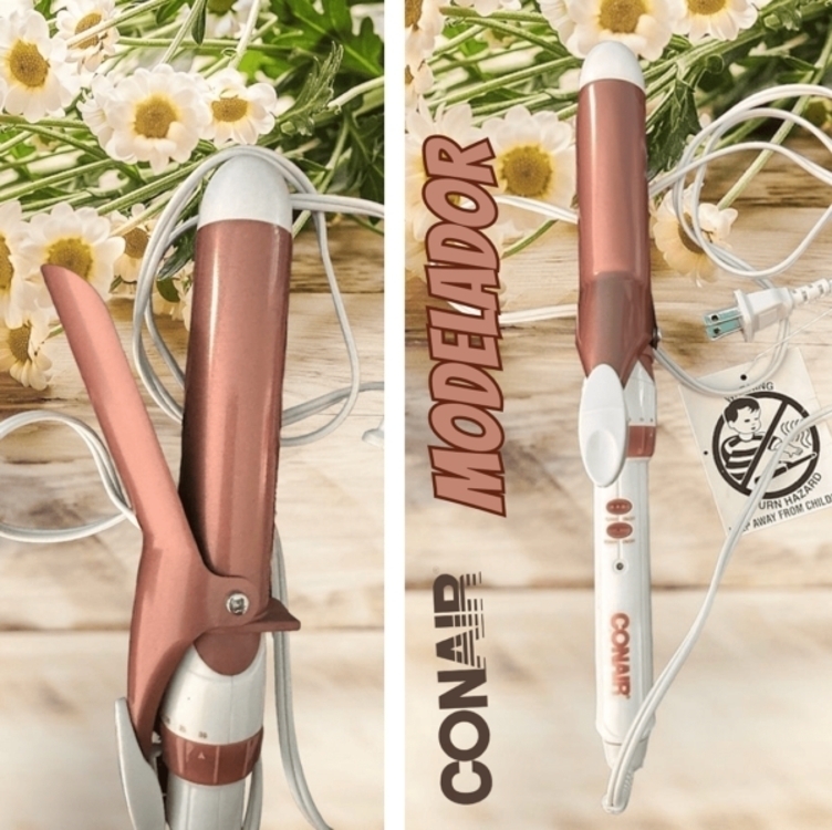 Conair, Modelador de Cachos, 55W, Double Ceramic by Conair, 32mm, Bivolt - Branco Conair, Modelador de Cachos, 55W, Double Ceramic by Conair, 32mm, Bivolt - Branco