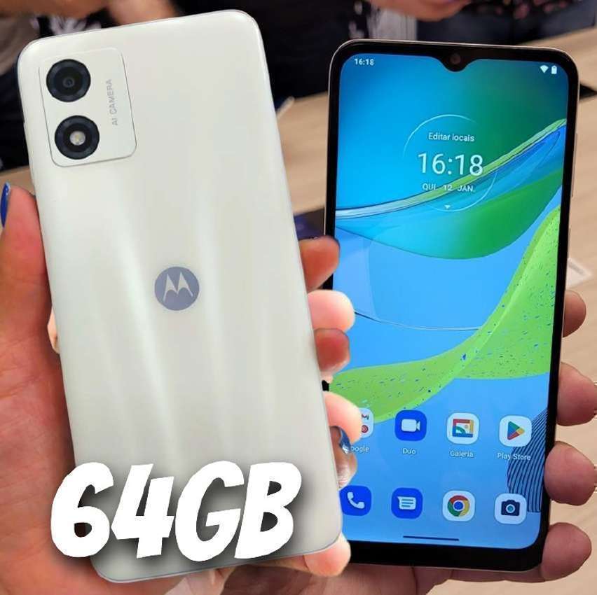 Moto E13 64GB, 4GB Ram, Octa-core Tela De 6.5 Hd+ Cam 13mp Cor Off White Moto E13 64GB, 4GB Ram, Octa-core Tela De 6.5 Hd+ Cam 13mp Cor Off White