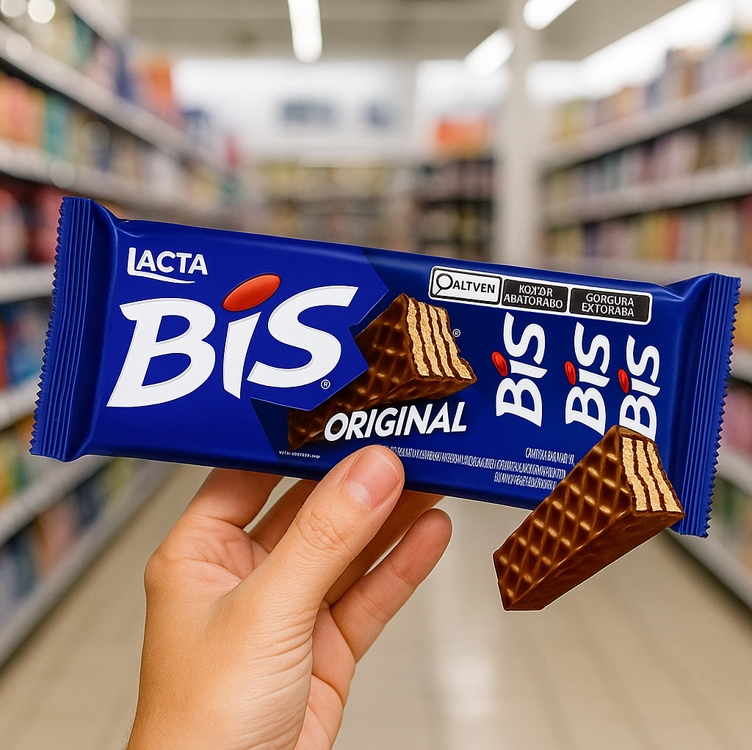 Chocolate Bis ao Leite 100,8g Lacta Chocolate Bis ao Leite 100,8g Lacta
