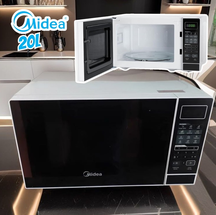 Microondas R1 Branco Porta Preta 20l MRAS21/MRAS22 (127) Microondas R1 Branco Porta Preta 20l MRAS21/MRAS22 (127)