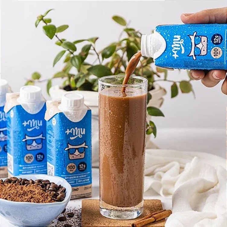 +Mu Mulkshake Bebida Proteica Láctea UHT Sabor Cappuccino - Pack 12 unidades +Mu Mulkshake Bebida Proteica Láctea UHT Sabor Cappuccino - Pack 12 unidades