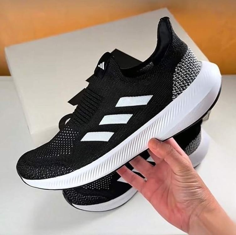 Tênis Adidas Lite Flow - Preto+Branco Tênis Adidas Lite Flow - Preto+Branco