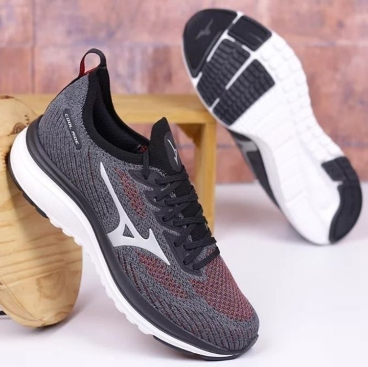 Tênis Masculino Mizuno Cool Ride 2 Academia Treino Conforto Tênis Masculino Mizuno Cool Ride 2 Academia Treino Conforto