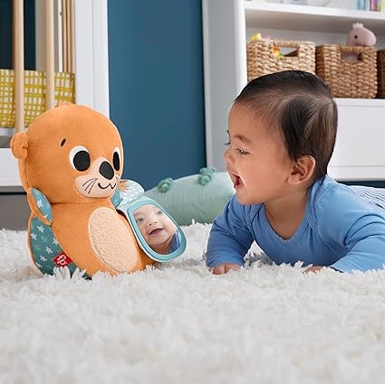 Fisher-Price, Tapete de Atividades de Lontra 2 em 1, Brinquedo para Bebês, para Recém nascidos Fisher-Price, Tapete de Atividades de Lontra 2 em 1, Brinquedo para Bebês, para Recém nascidos