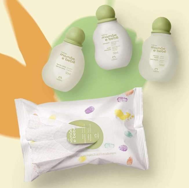 Conjunto Miniatura Mamãe e Bebê - 50ml Conjunto Miniatura Mamãe e Bebê - 50ml