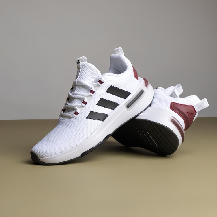 Tênis Adidas Racer TR23 Masculino - Branco+Vermelho Tênis Adidas Racer TR23 Masculino - Branco+Vermelho