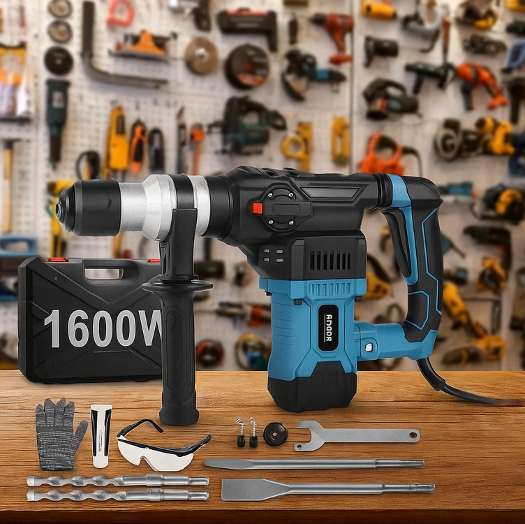 Martelo Rompedor Elétrico De Concreto 1600w 110v/220v Dobevi Martelo Rompedor Elétrico De Concreto 1600w 110v/220v Dobevi