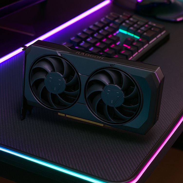 Placa de Vídeo XFX AMD RADEON RX 7600 Gaming Graphics Card, 8GB, GDDR6 - RX-76PMBABFY Placa de Vídeo XFX AMD RADEON RX 7600 Gaming Graphics Card, 8GB, GDDR6 - RX-76PMBABFY