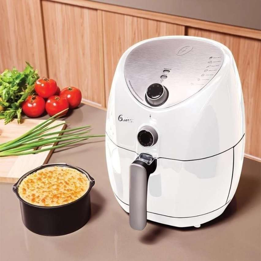 Fritadeira Sem Óleo Oster Ckstaf632 Multifuncional Branca 1500w - 127v Fritadeira Sem Óleo Oster Ckstaf632 Multifuncional Branca 1500w - 127v