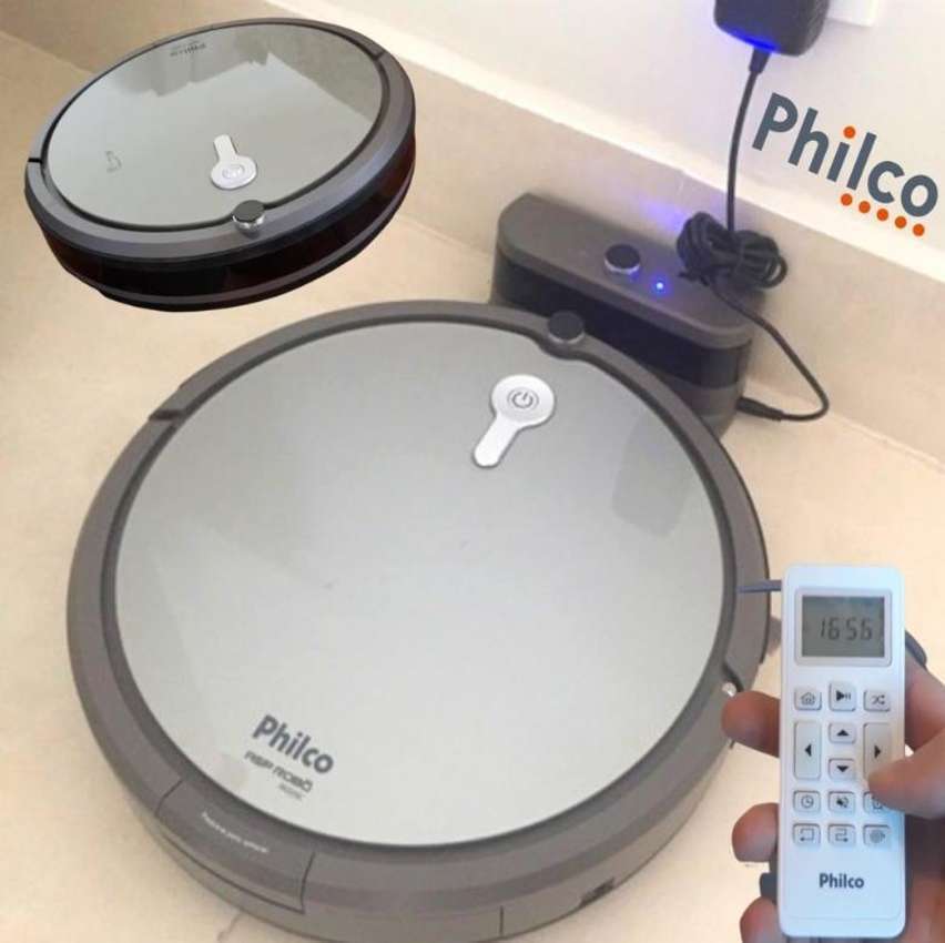 Aspirador Robô Philco PAS09C MOP, Bivolt, Cinza - 54903070 Aspirador Robô Philco PAS09C MOP, Bivolt, Cinza - 54903070