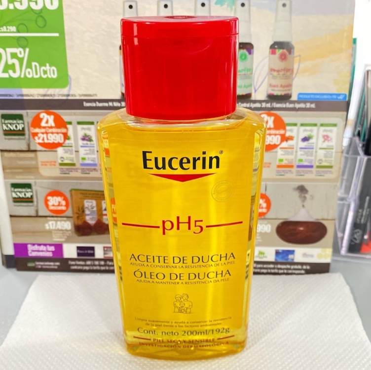 Eucerin, Óleo de Limpeza para Banho pH5 200ml Eucerin, Óleo de Limpeza para Banho pH5 200ml