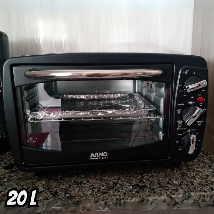 Arno Forno Elétrico Arno Airfry 5 em 1 FOR3, 20L, Preto, 220V Arno Forno Elétrico Arno Airfry 5 em 1 FOR3, 20L, Preto, 220V