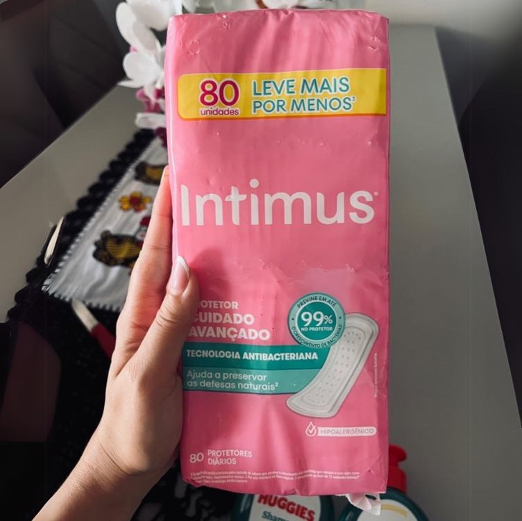 Intimus Protetor Diário Antibacteriana - 80 Unidades Intimus Protetor Diário Antibacteriana - 80 Unidades