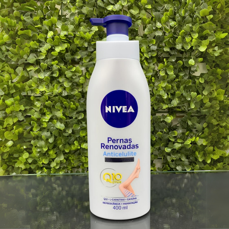 NIVEA Hidratante Desodorante Anticelulite Q10 Pernas Renovadas 400ml - Melhora visivelmente a aparência das celulites e firma a pele em 4 semanas NIVEA Hidratante Desodorante Anticelulite Q10 Pernas Renovadas 400ml - Melhora visivelmente a aparência das celulites e firma a pele em 4 semanas