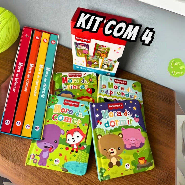 Fisher-Price - Kit Coleção Hora de… Capa dura – 20 fevereiro 2024 Fisher-Price - Kit Coleção Hora de… Capa dura – 20 fevereiro 2024