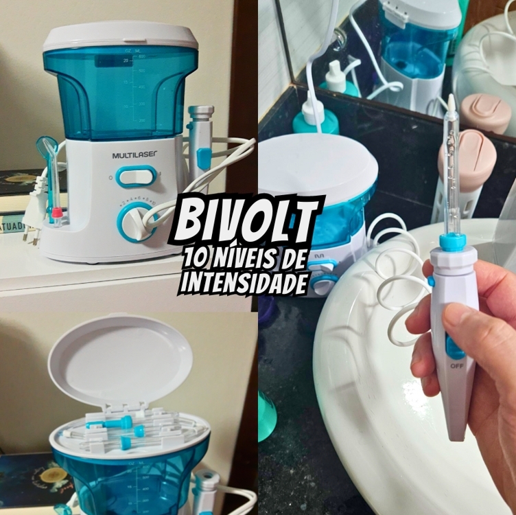 Irrigador Oral Clearpik Family Bivolt Multilaser Saúde - HC037 Irrigador Oral Clearpik Family Bivolt Multilaser Saúde - HC037
