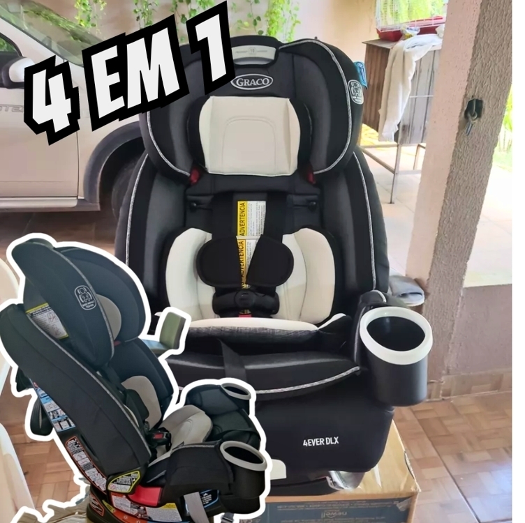 Cadeira De Carro Infantil 4ever Dlx 4 Em 1 Graco Preto Cadeira De Carro Infantil 4ever Dlx 4 Em 1 Graco Preto