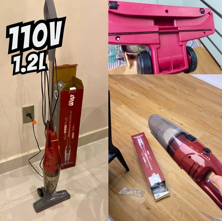 Aspirador de Pó Vertical e Portátil WAP High Speed Plus 1350W 3 em 1 127V Aspirador de Pó Vertical e Portátil WAP High Speed Plus 1350W 3 em 1 127V