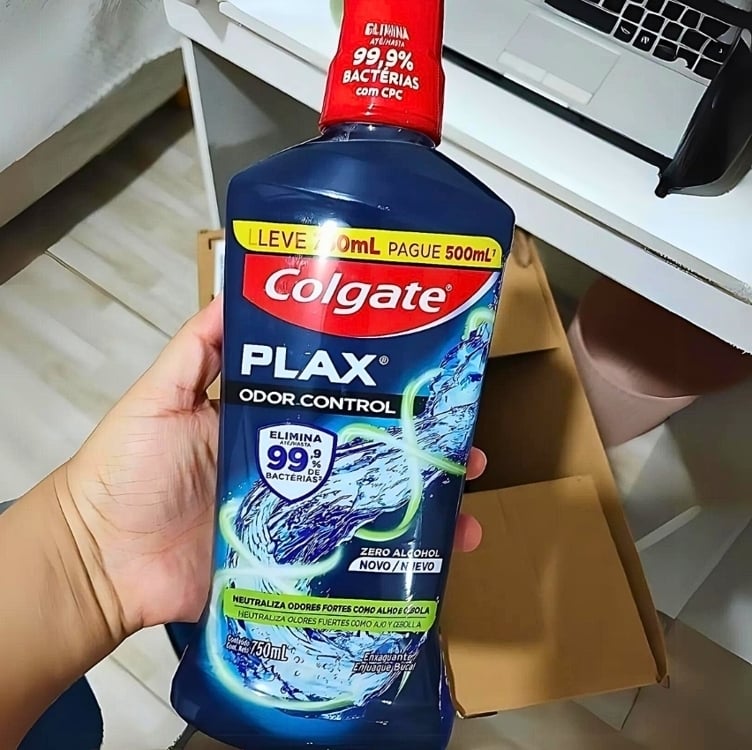 Enxaguante Bucal Sem Álcool Colgate Plax Odor Control 1l Enxaguante Bucal Sem Álcool Colgate Plax Odor Control 1l