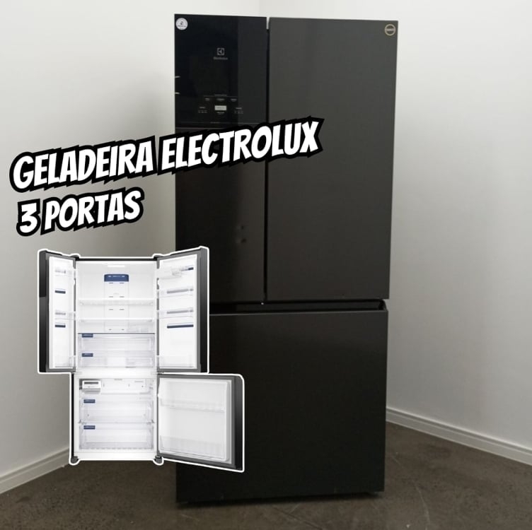 Geladeira Frost Free Inverter 3 Portas 480l Inox Electrolux Geladeira Frost Free Inverter 3 Portas 480l Inox Electrolux