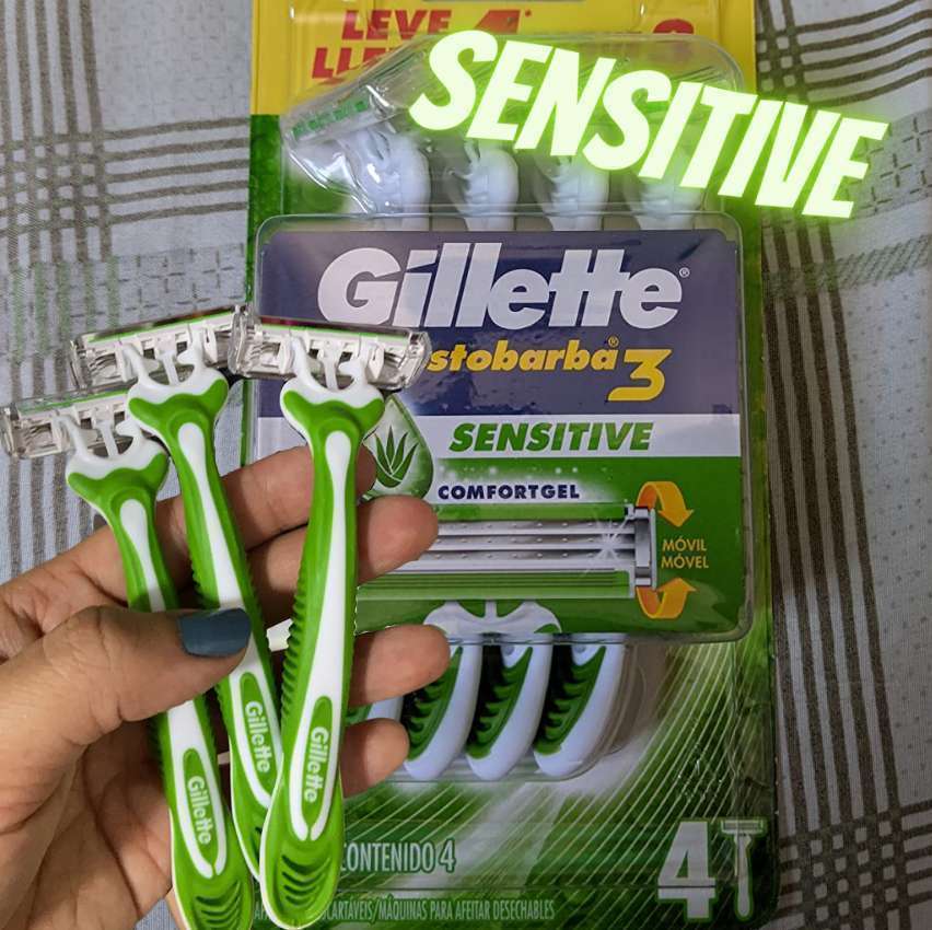 Aparelho de Barbear Descartável Gillette Prestobarba3 - 8 unidades Aparelho de Barbear Descartável Gillette Prestobarba3 - 8 unidades