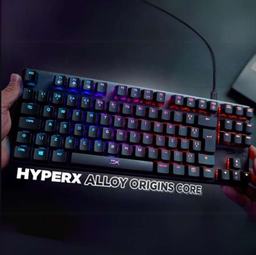 Teclado Mecânico Gamer Hyperx Alloy Origins Core Pbt, Rgb, Switch Blue, 100% Anti-ghosting - 639n8aa#ac4 Teclado Mecânico Gamer Hyperx Alloy Origins Core Pbt, Rgb, Switch Blue, 100% Anti-ghosting - 639n8aa#ac4
